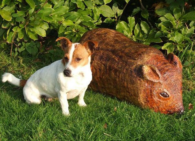 Wooden Mouse - Children's Garden Seat