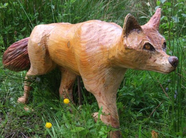 Carved Fox
