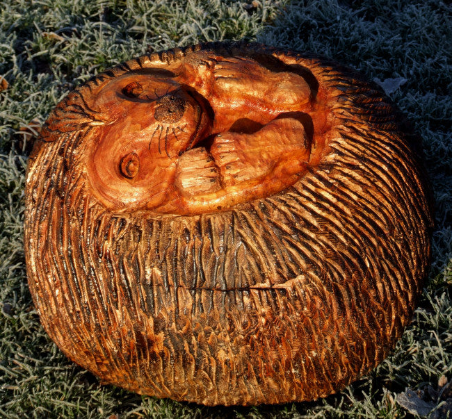 Wooden Hedgehog Ball