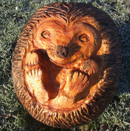 Wooden Hedgehog Ball