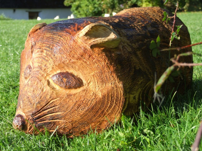 Wooden Mouse - Children's Garden Seat