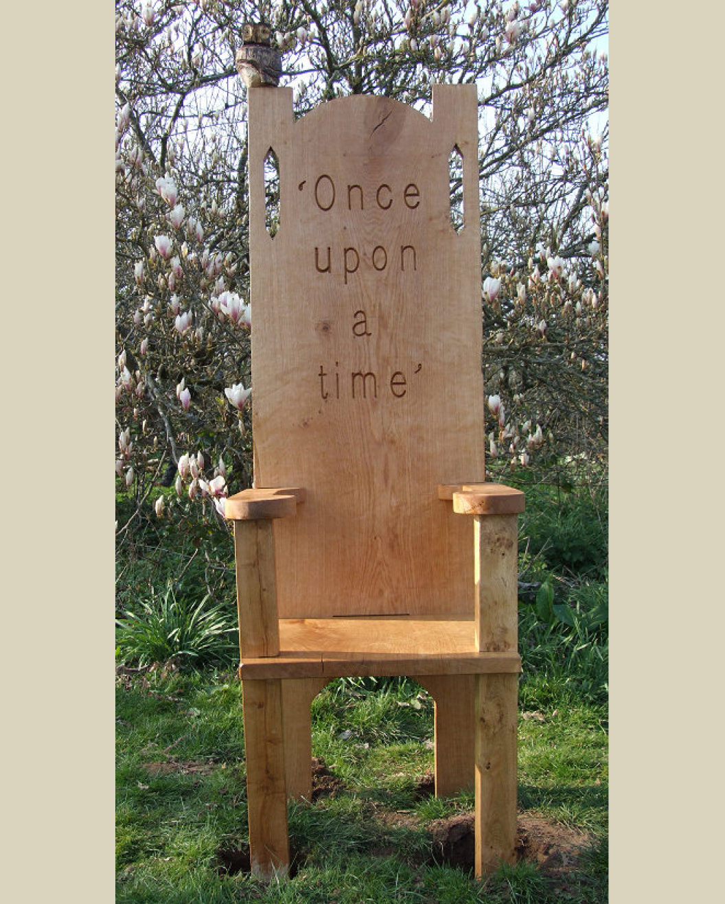 Oak Story Telling Chair