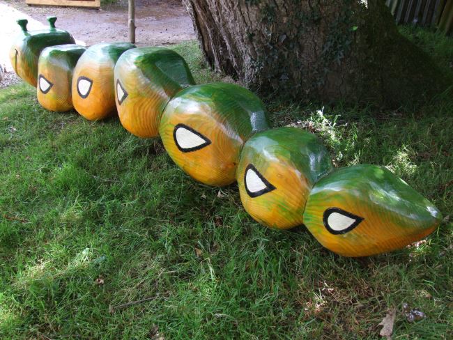 Caterpillar Playground / Garden Sculpture