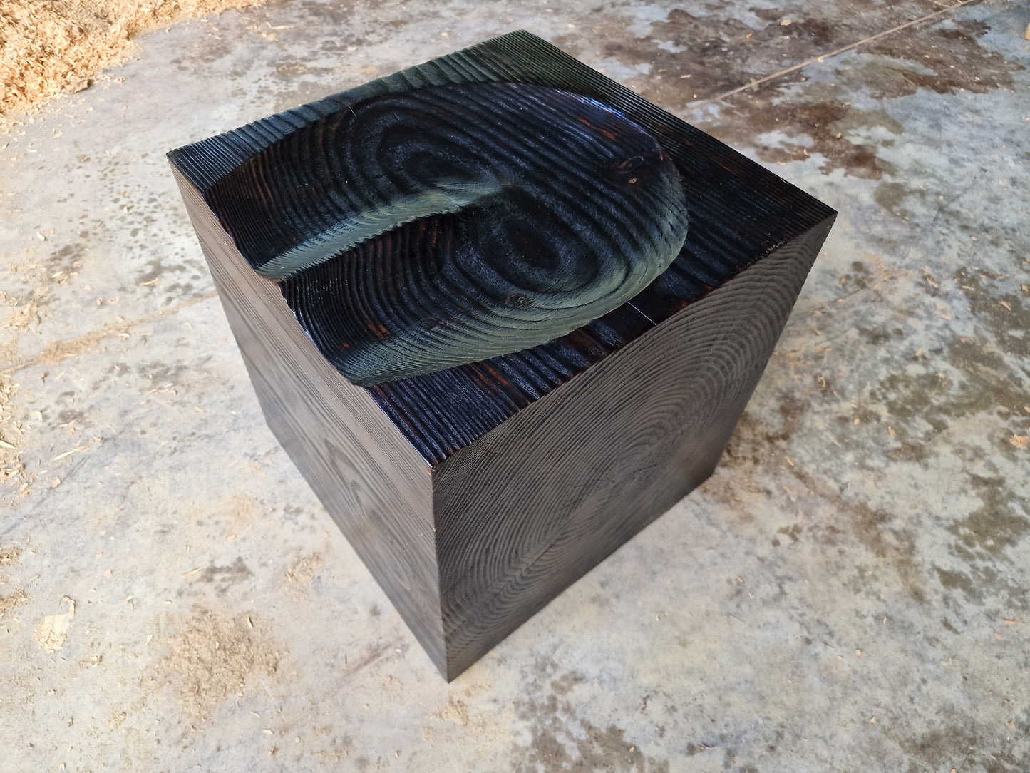 Cube Seat Burnt Effect