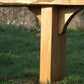 Memorial Curved Oak Bench - 7ft