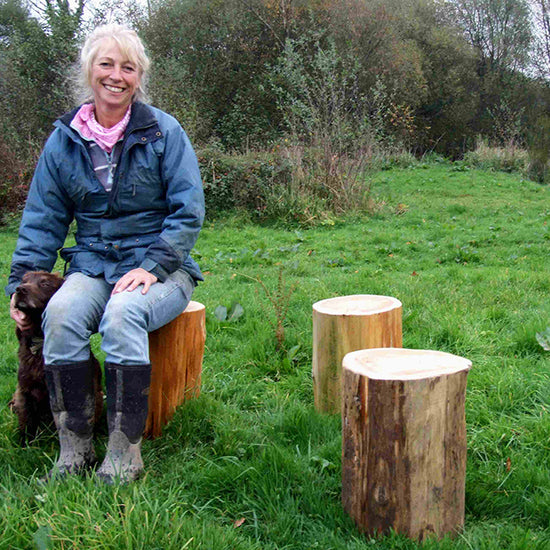 Outdoor Log Seats – forestcrafts.uk