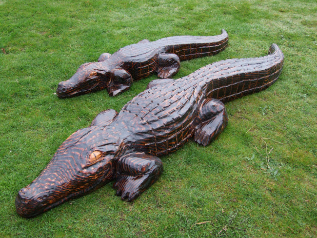 Wooden Crocodile – forestcrafts.uk