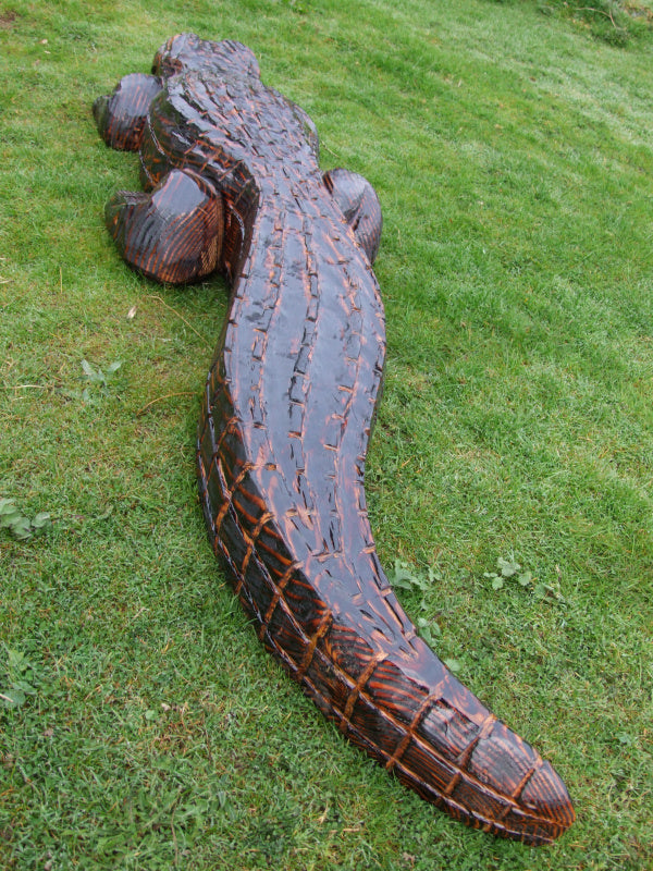 Wooden Crocodile – forestcrafts.uk